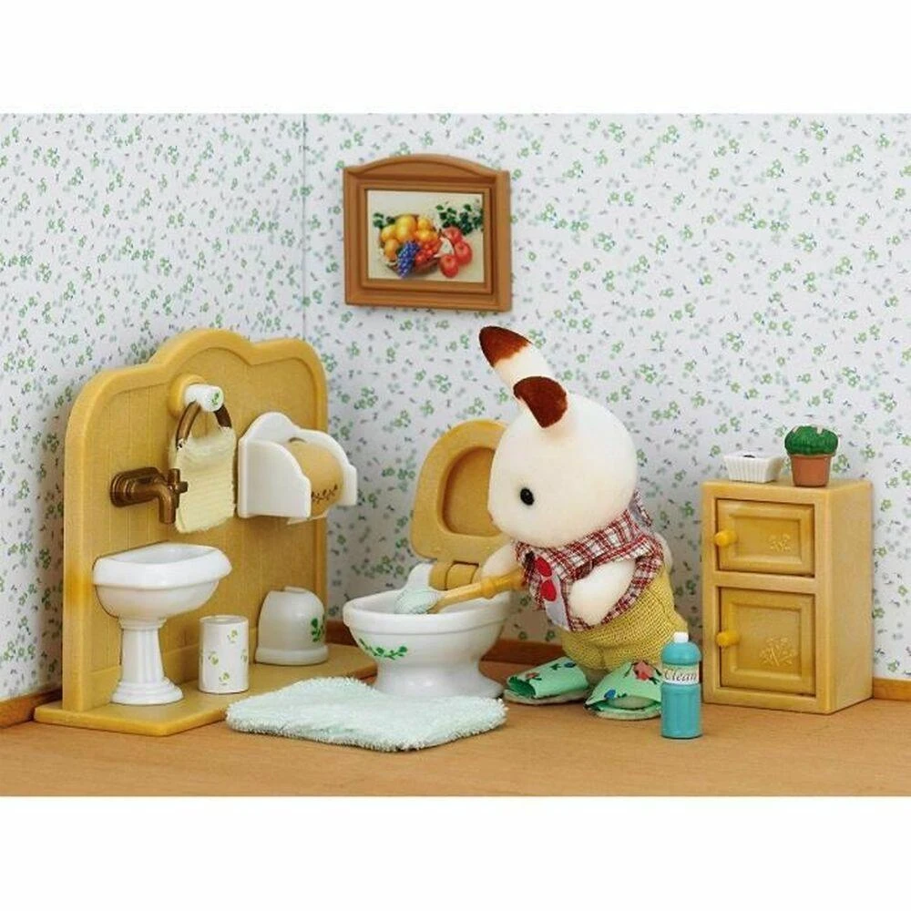 Sylvanian Families Triušiukas ir vonios kambarys