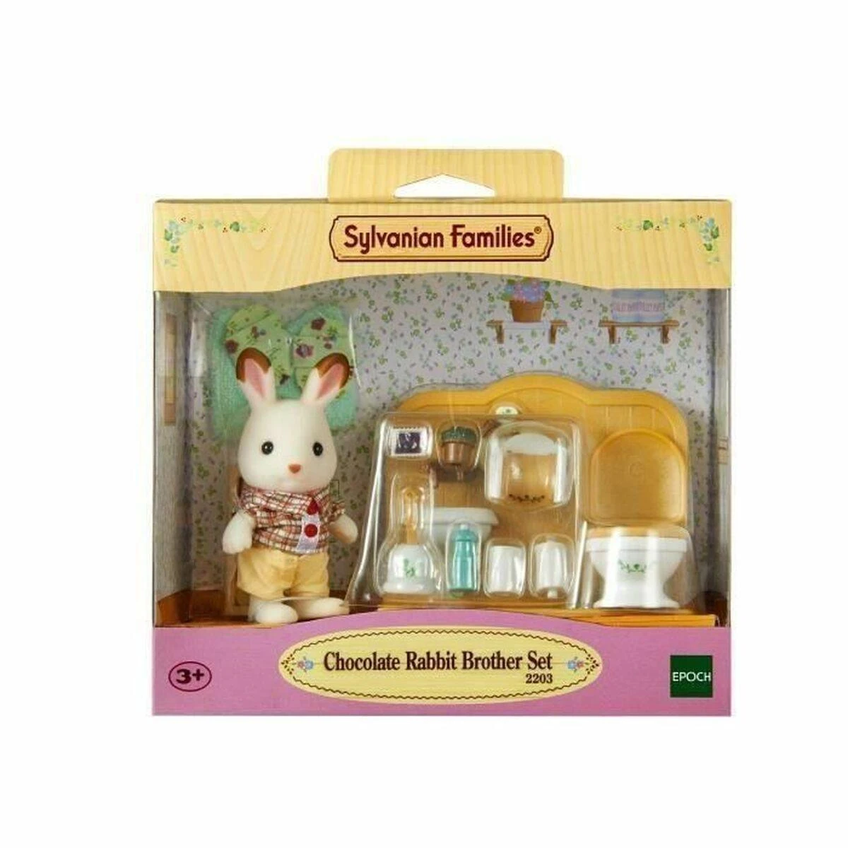 Sylvanian Families Triušiukas ir vonios kambarys