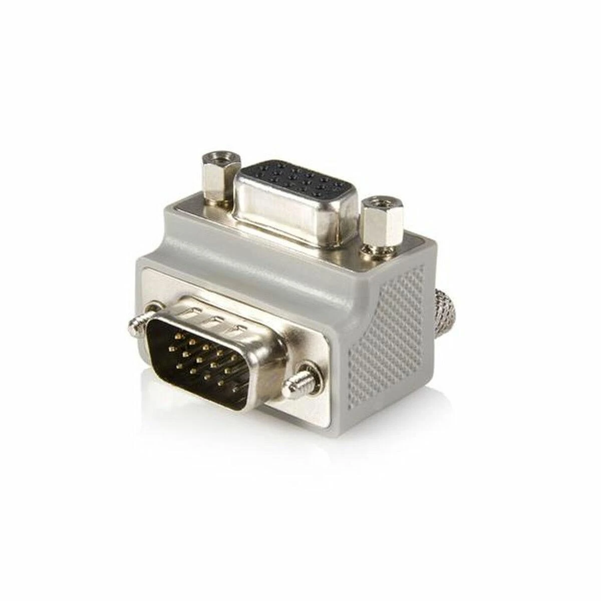 VGA kampinis adapteris su veržlėmis
