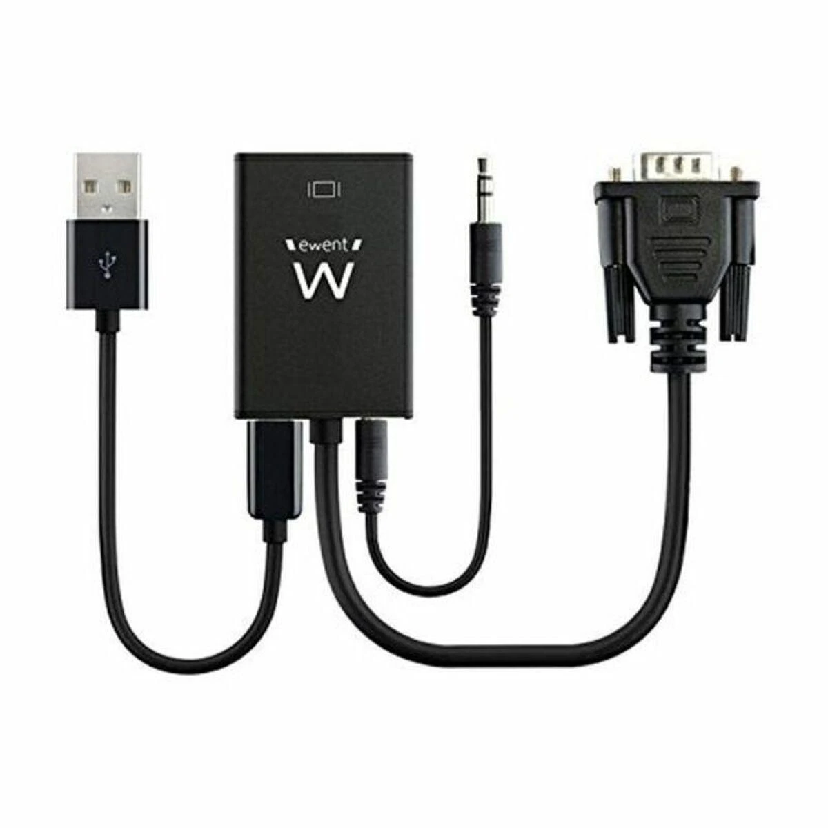 Ewent EW9866 VGA į HDMI adapteris su audios jungtimi