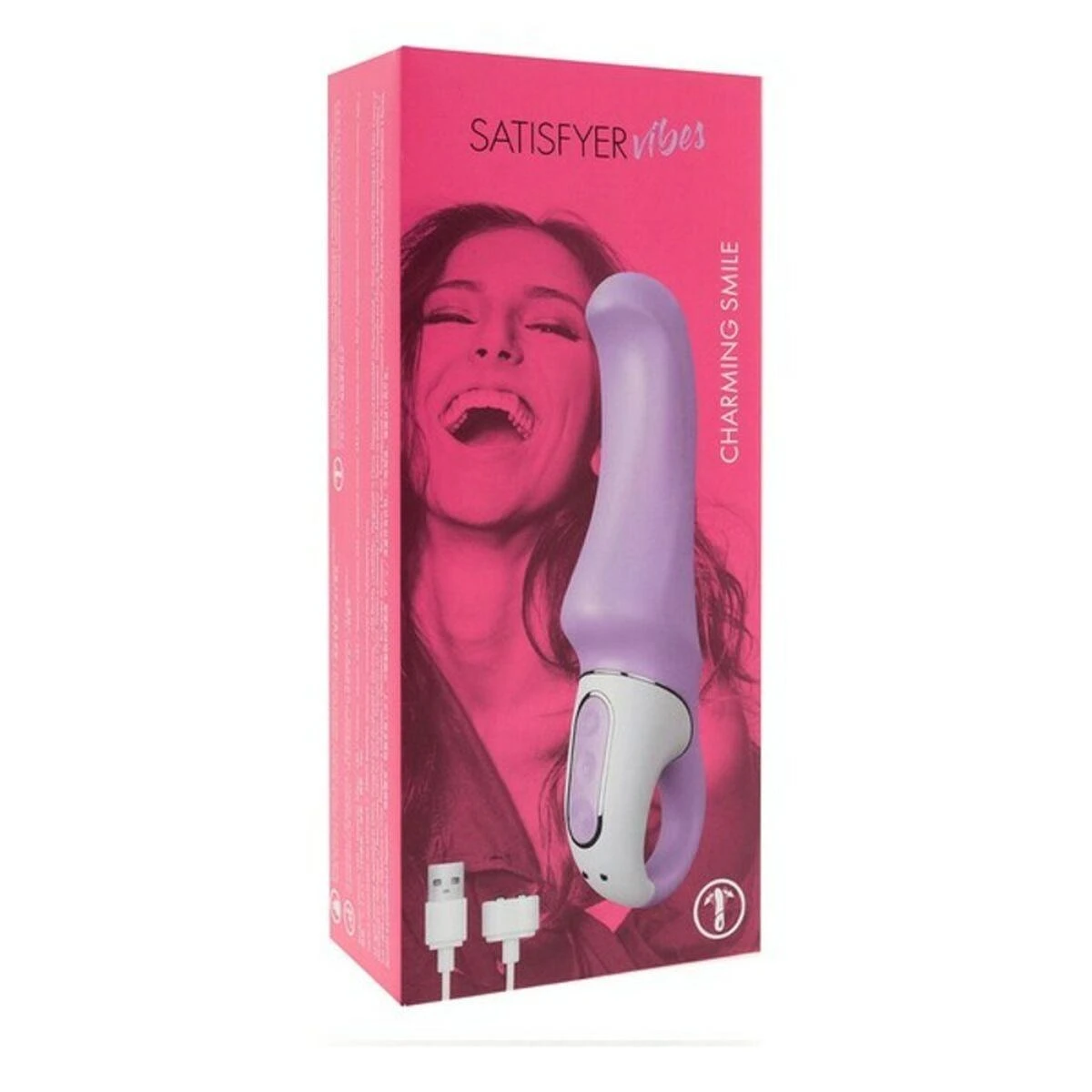 „Satisfyer Charming Smile“ mini vibratorius, skirtas abiem rankoms