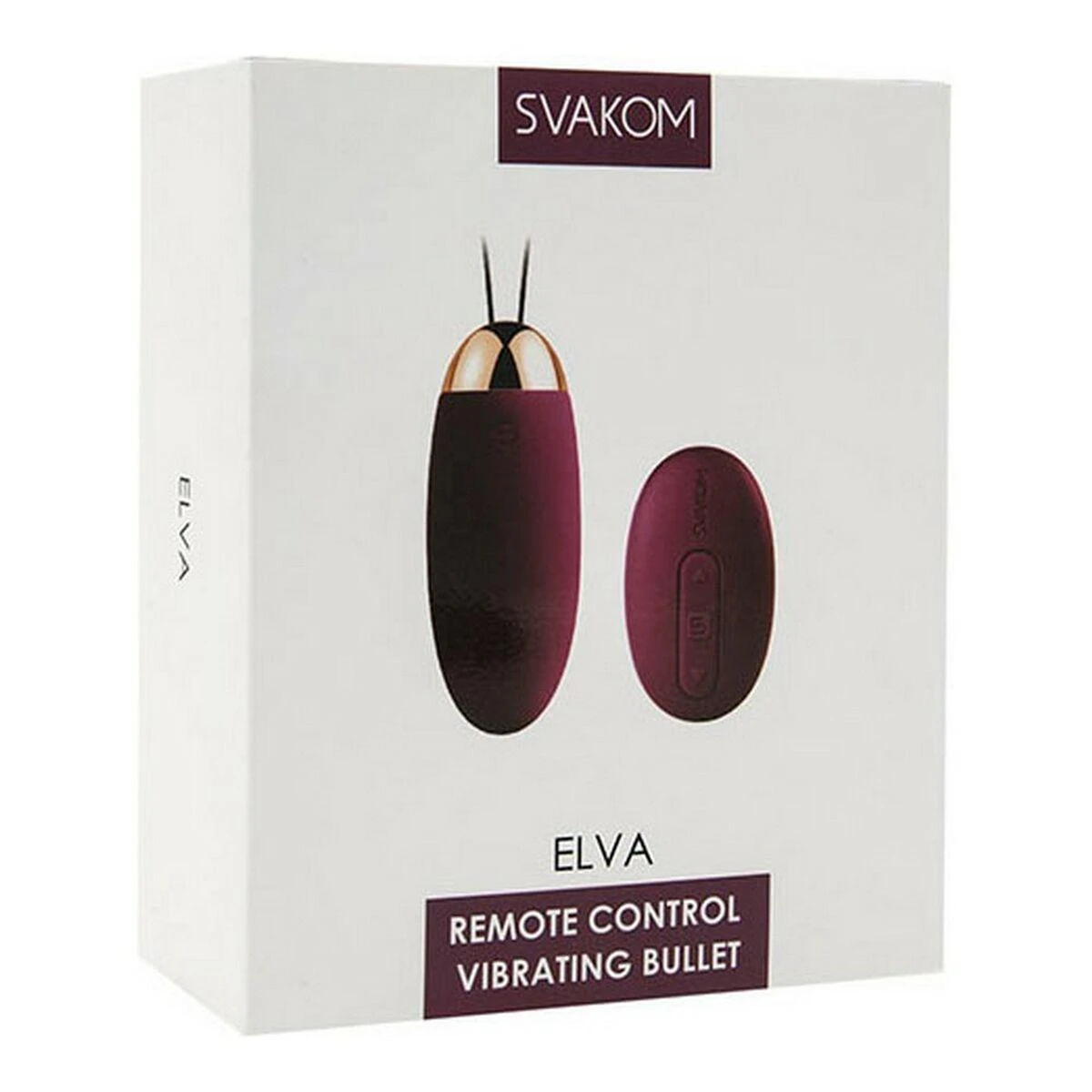 Svakom - Elva Vibrating Egg Violet