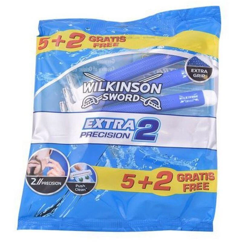 Wilkinson Sword "Wilkinson Extra2" vienkartinis skustuvas su 2 peiliukais 7 vienetai