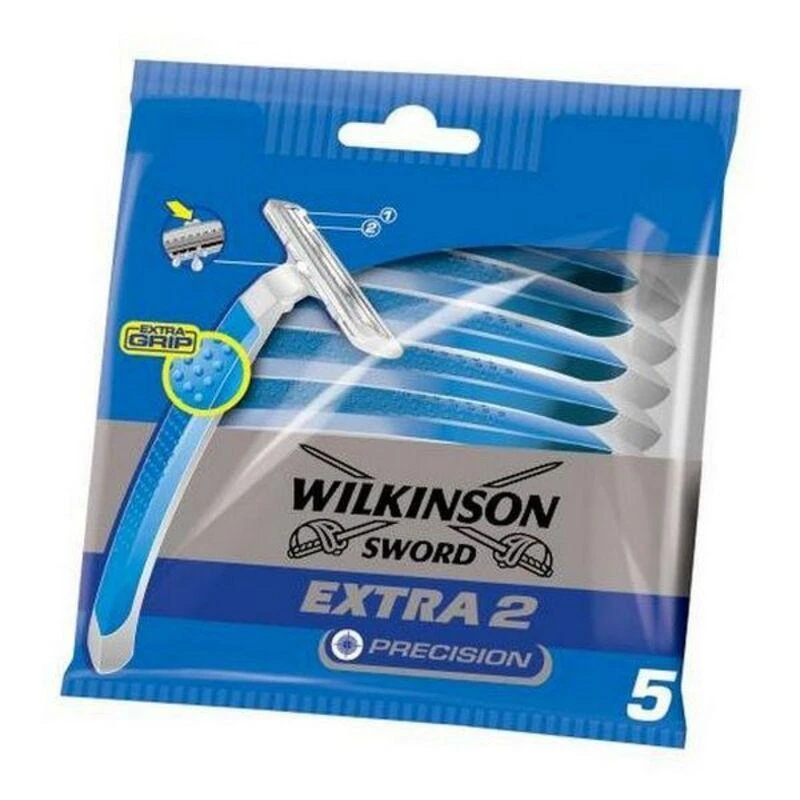 Wilkinson Sword "Wilkinson Extra2" vienkartinis skustuvas su 2 peiliukais 7 vienetai
