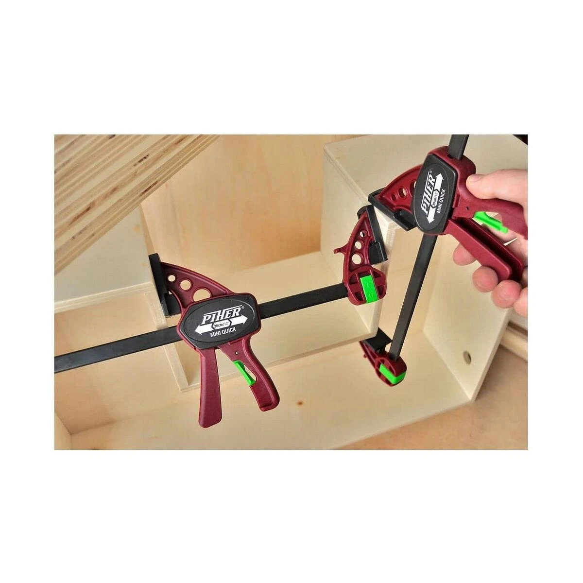Greitos fiksacijos spaustuvas Piher Mini Quick 5,5x30cm, maks. 75kg