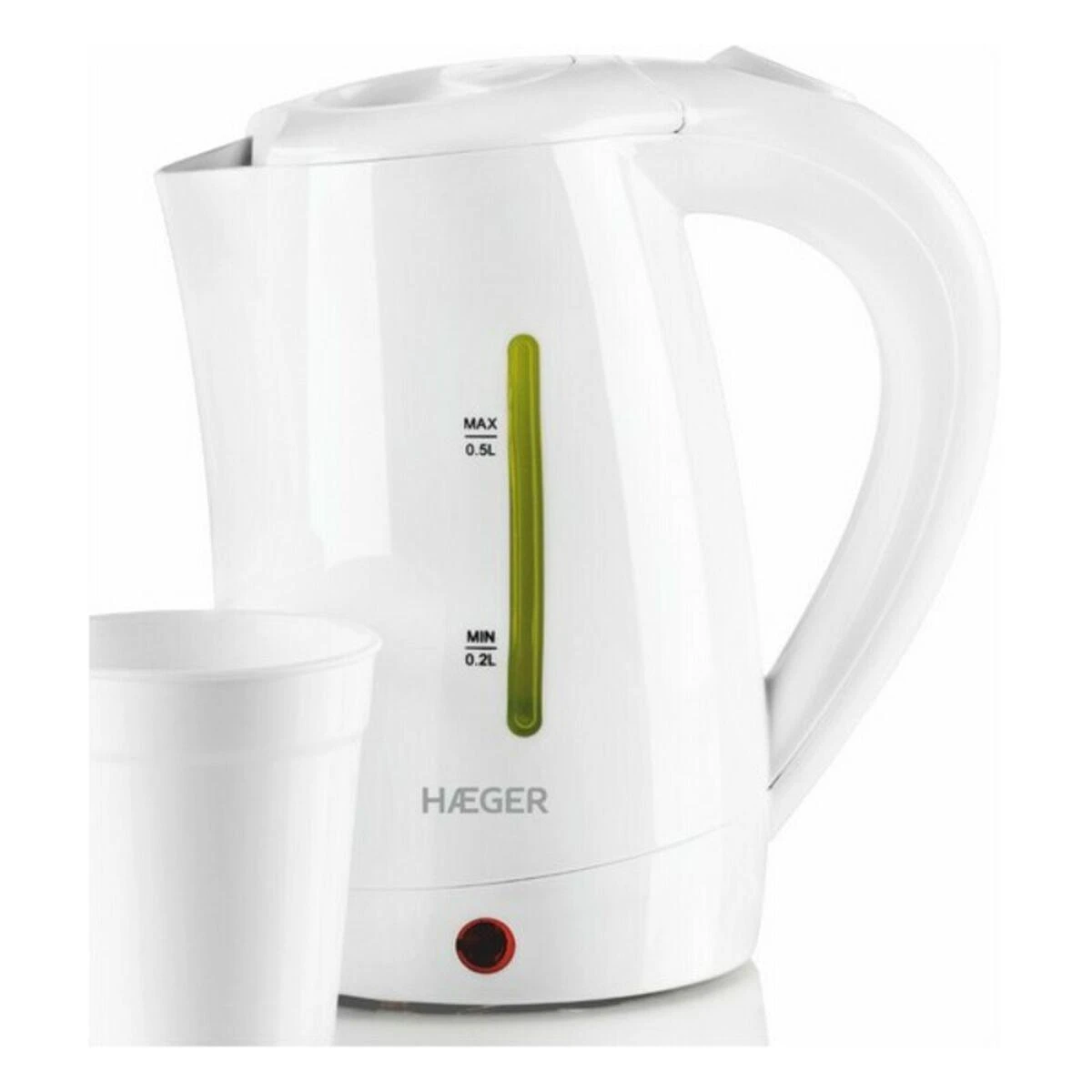 Virdulys Haeger kelioninis baltas
