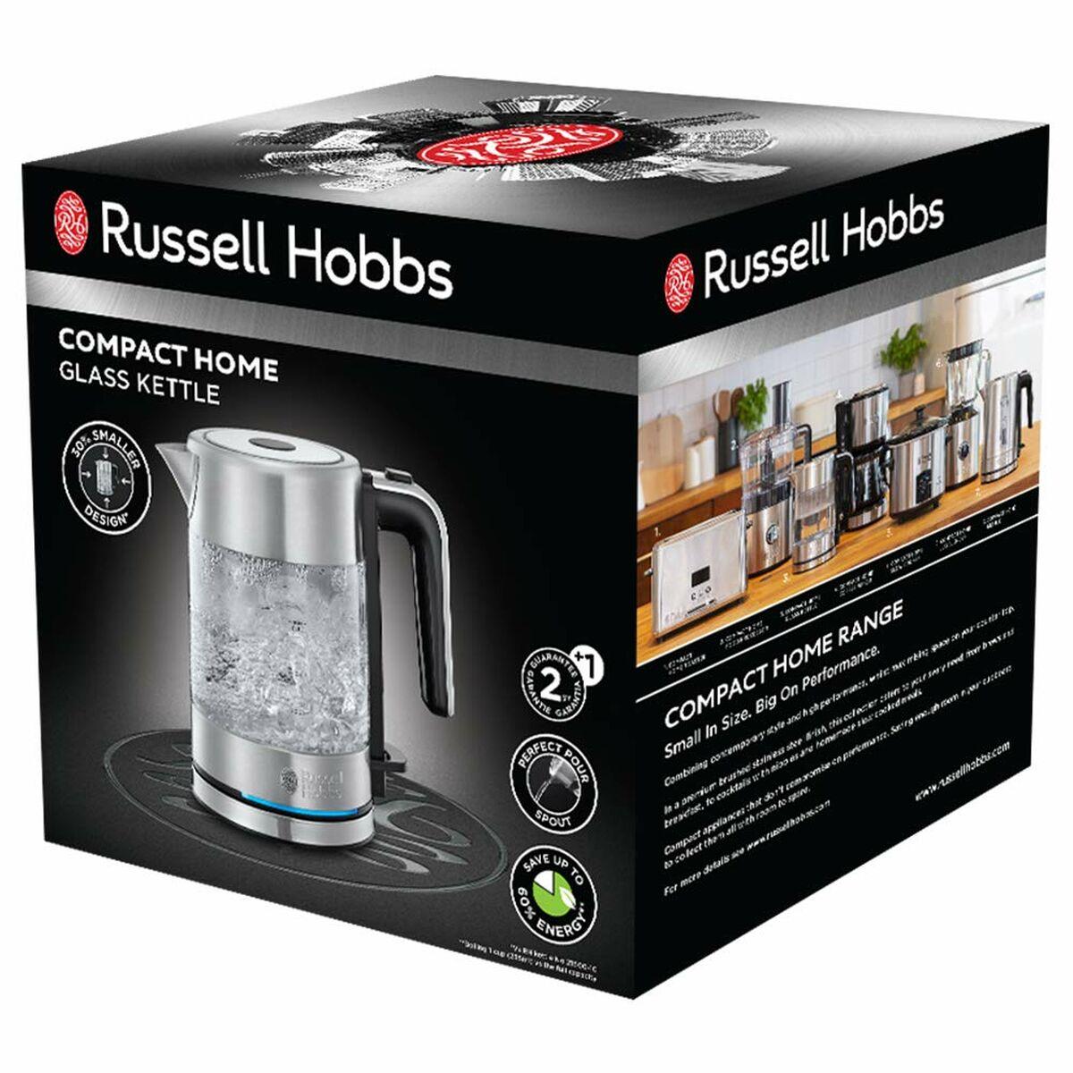 RUSSEL 24191-70 Elektrinis virdulys Russell Hobbs 24191-70 Compact Home | 0,8L glass