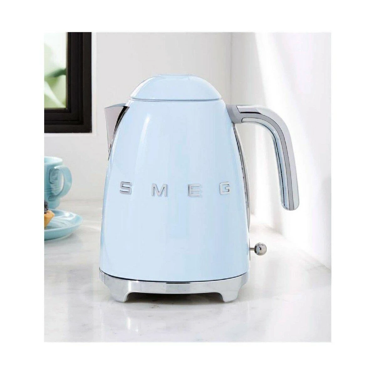 Smeg Elektrinis virdulys KLF03PBEU, 1.7 l, 2400 W, Pastelinės mėlynos spalvos