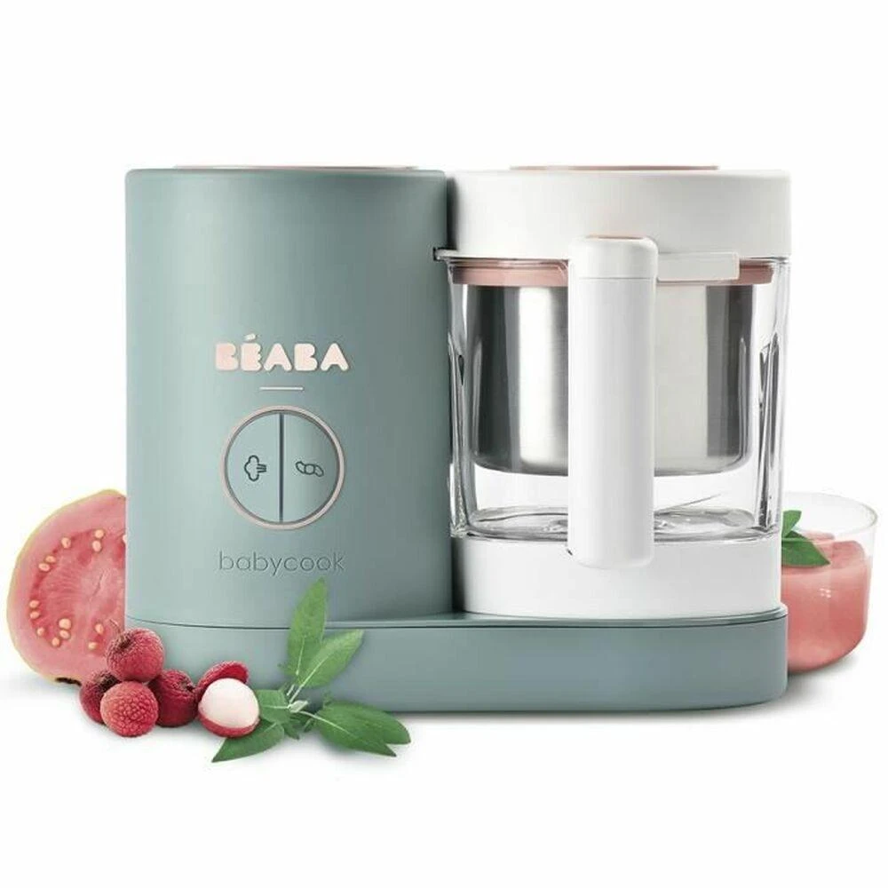 Trintuvas-garintuvas Beaba Babycook Neo, žalias/baltas