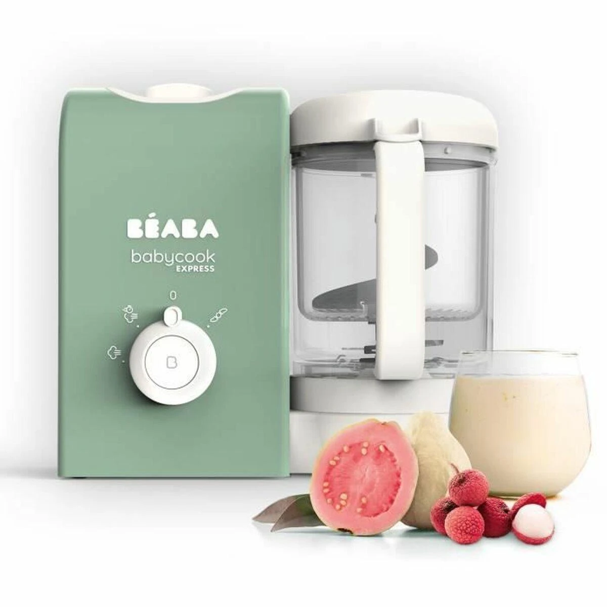 Trintuvas - garintuvas BEABA BABYCOOK EXPRESS BALTIC, Žalios spalvos
