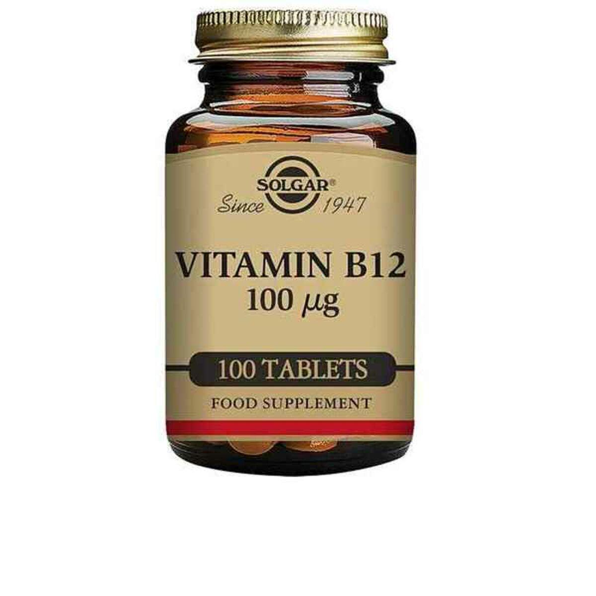 "Solgar" vitaminas B12 100 µg tabletės - 100 vnt. pakuotėje