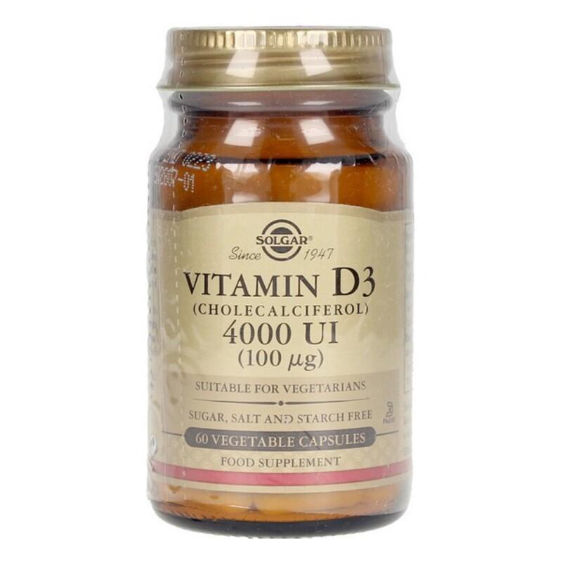 Solgar Vitamin D-3 4000 IU 60 Capsules