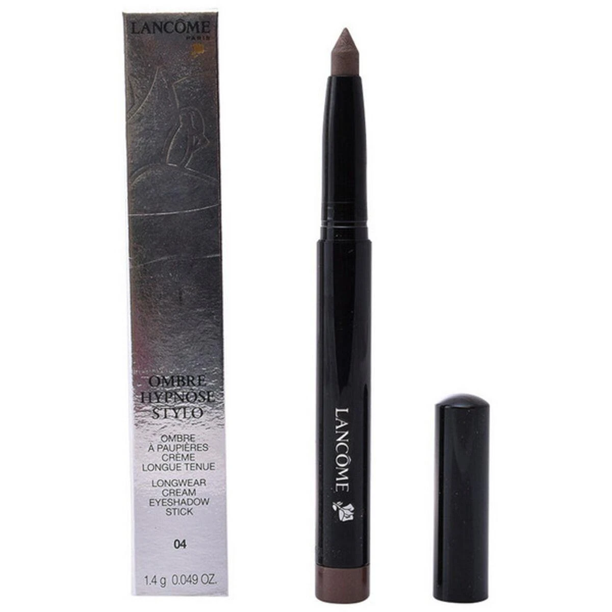„Lancôme“ ilgai išliekantys akių šešėliai su „Ombre Hypnose Stylo“ (ilgalaikiai „Kreminis“ akių šešėlių pieštukai) 1,4 g, 04 Brun Captivant