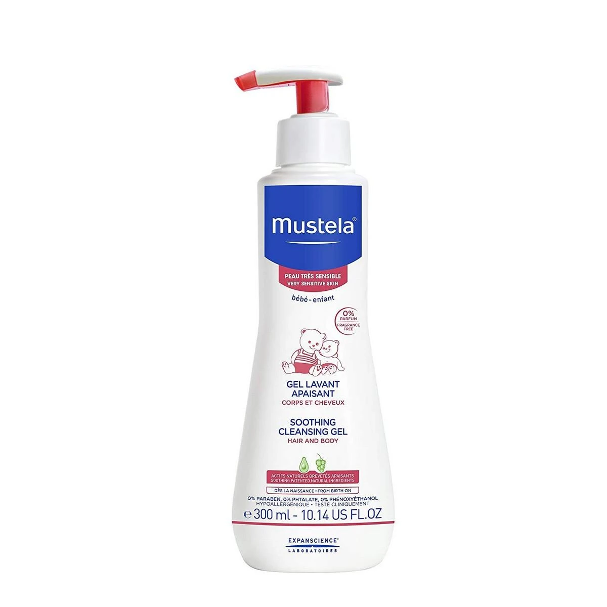 "Mustela Comfort" vonios gelis 300 ml