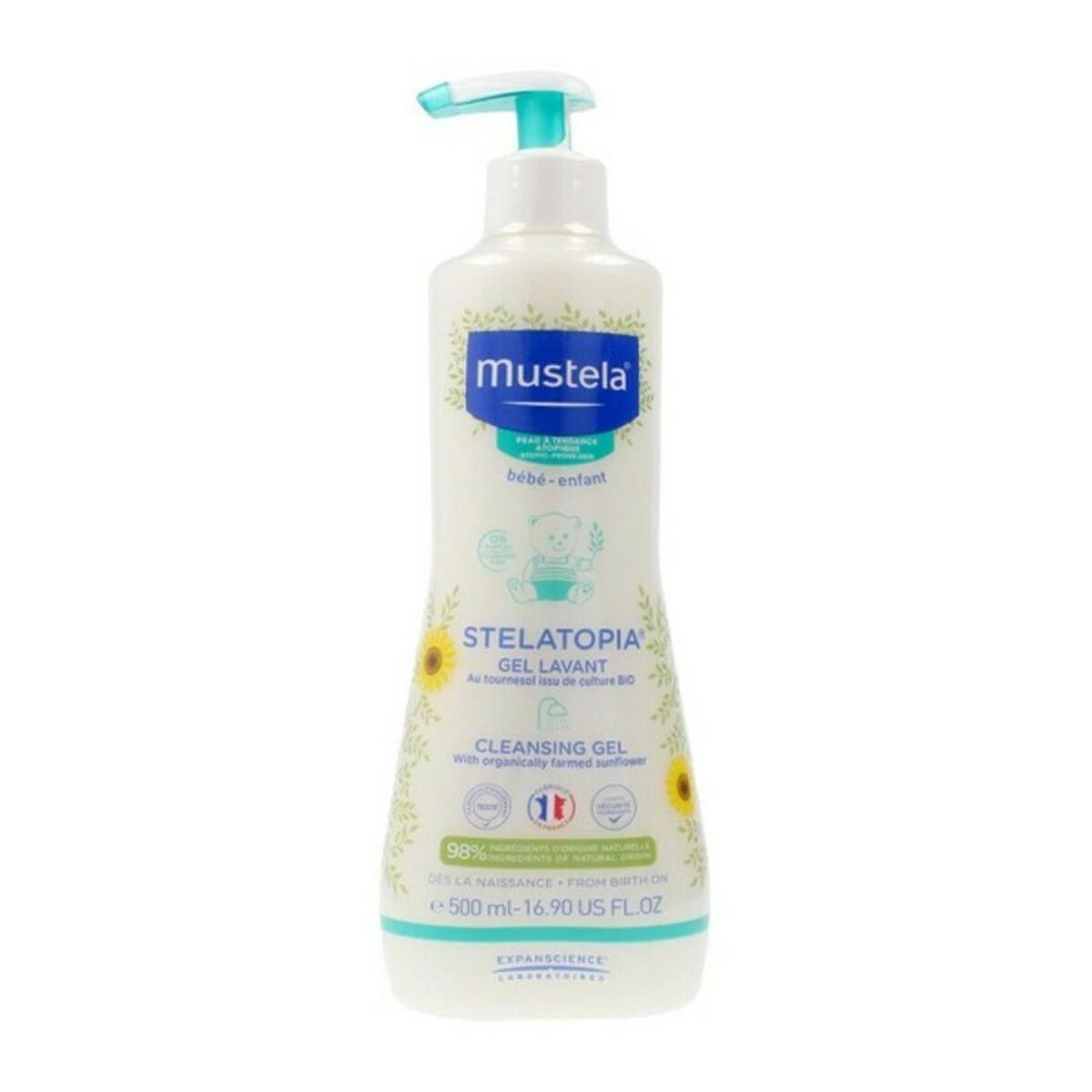 "Mustela Stelatopia" valomasis gelis 500ml