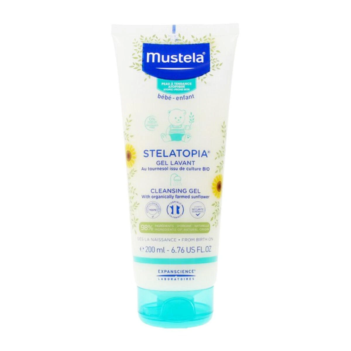 "Mustela Stelatopia" valomasis gelis 200ml