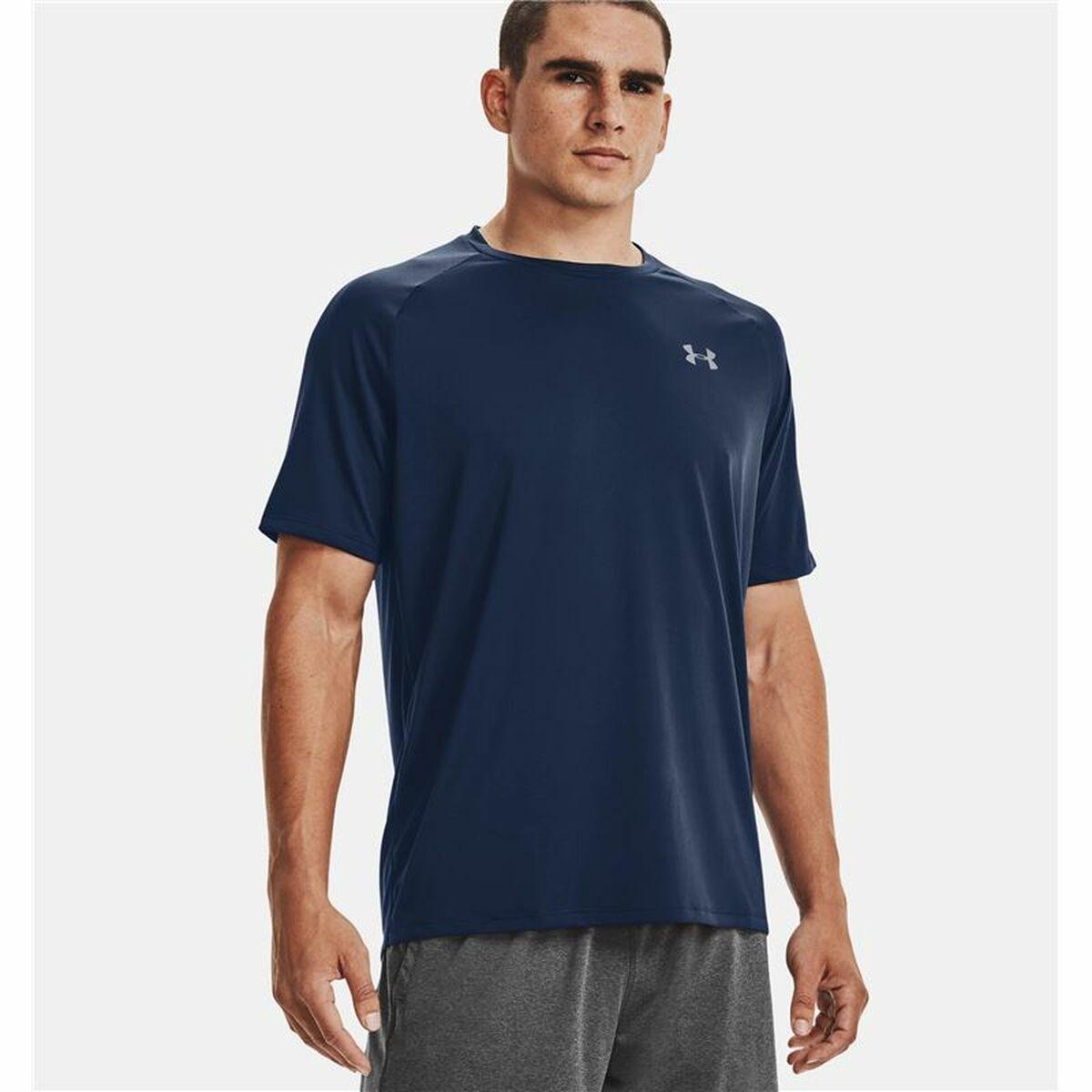 Vyriški marškinėliai Under Armour Tech 2.0 SS tamsiai mėlyna 1326413 408 (S)