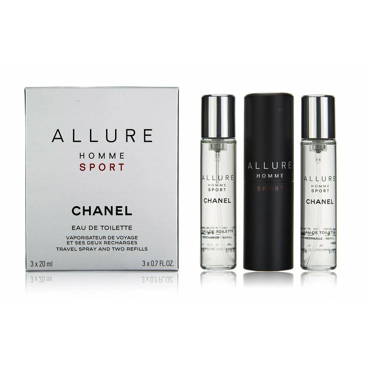 Chanel Allure Homme Sport rinkinys vyrams, 60 ml