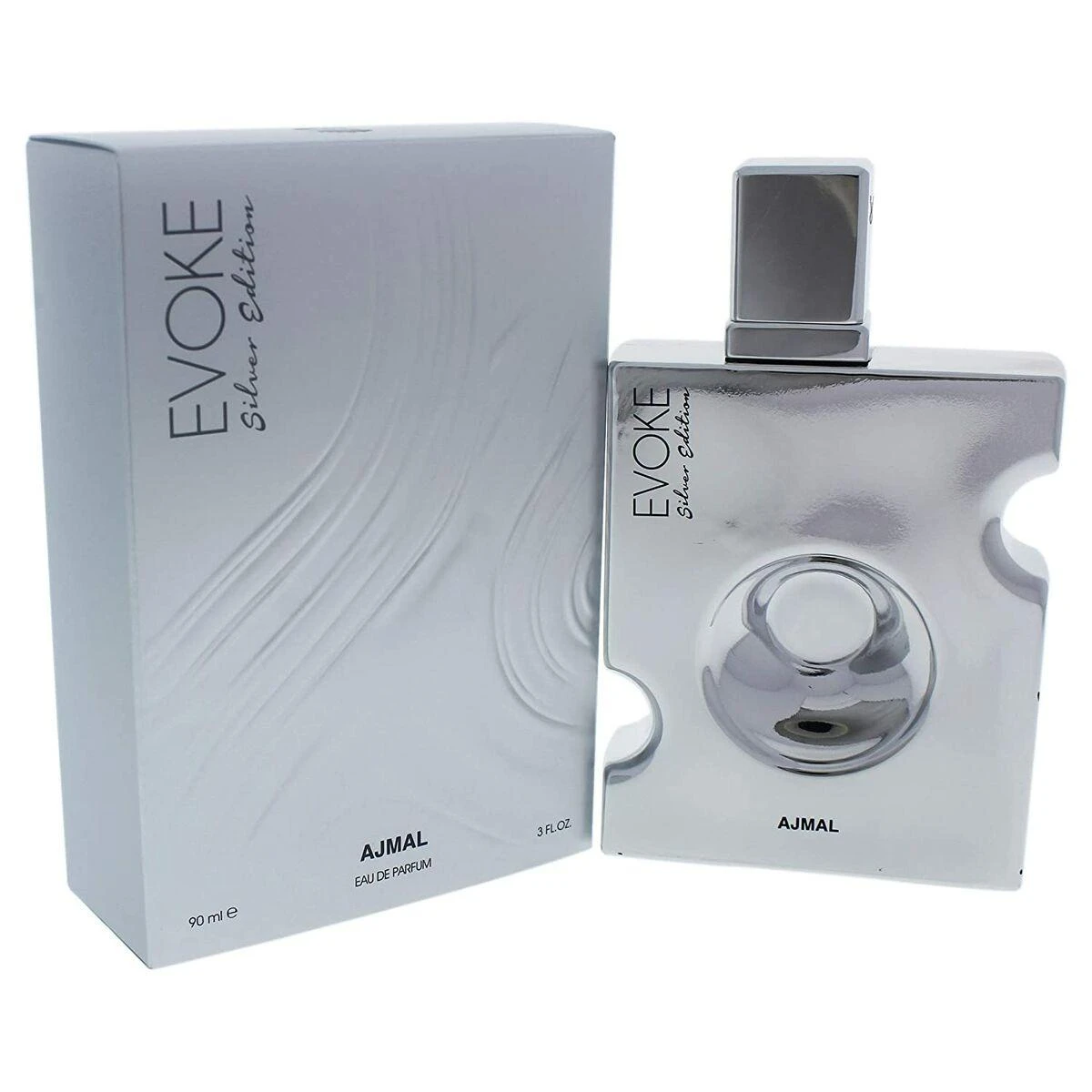 Ajmal Evoke Him Sidabrinis Edition EDP parfumuotas vanduo vyrams, 90 ml