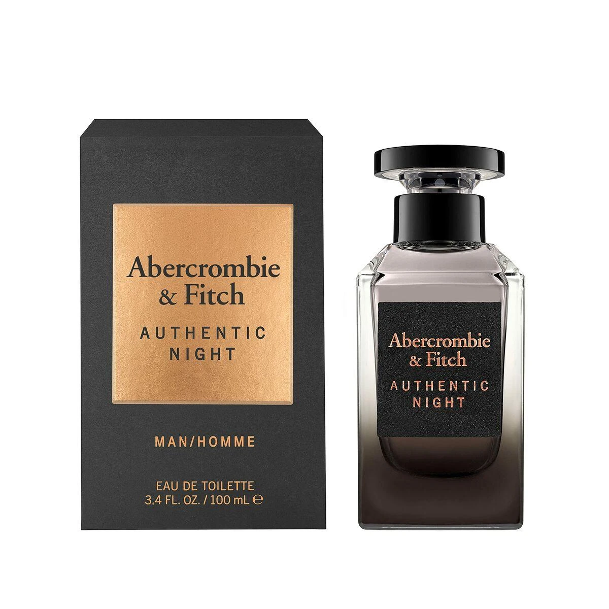 Abercrombie & Fitch Authentic Night EDT tualetinis vanduo vyrams, 100 ml