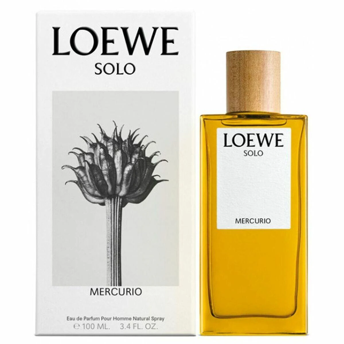 Loewe Solo Mercurio EDP parfumuotas vanduo vyrams, 100 ml