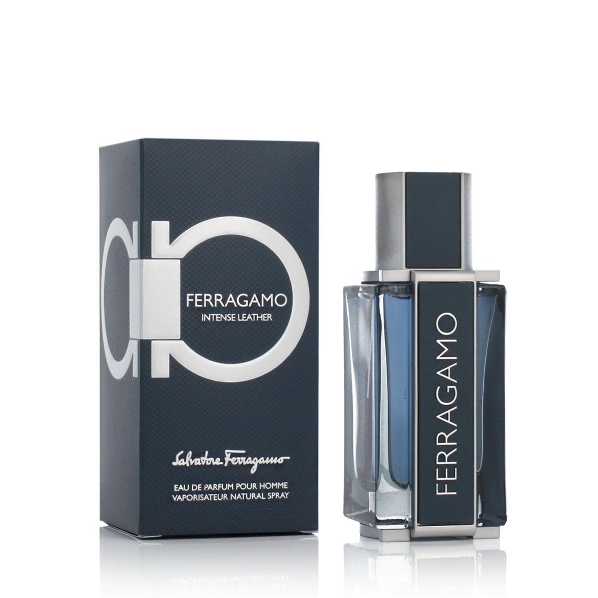 Salvatore Ferragamo Ferragamo Ferragamo Intense Leather EDP parfumuotas vanduo vyrams, 50 ml