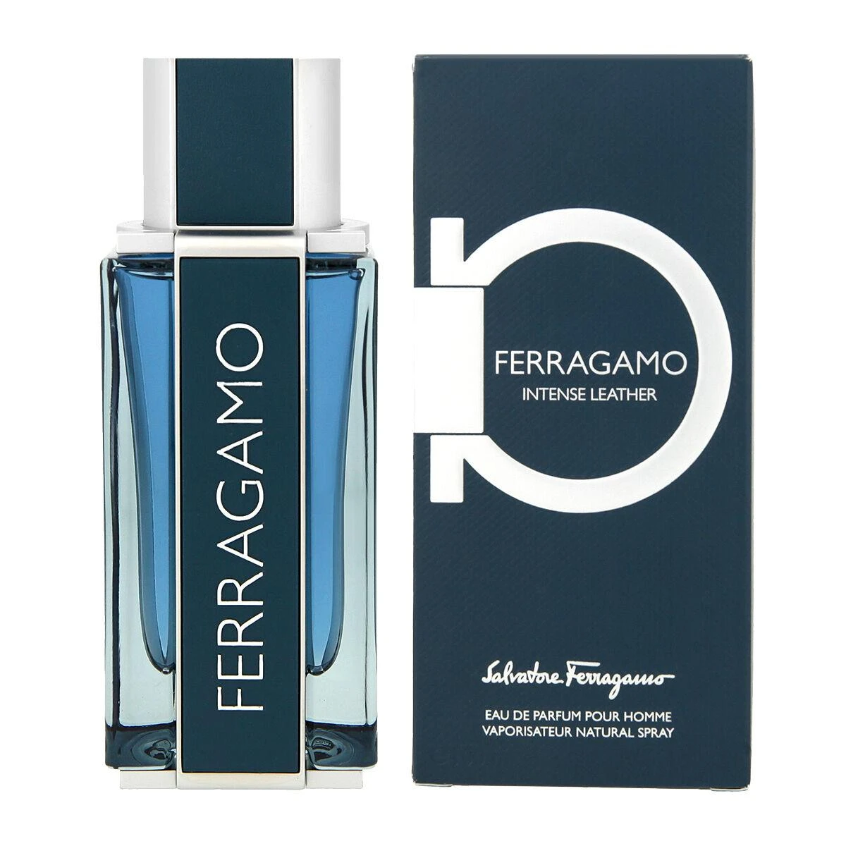 S. Ferragamo F Intense Leather Pour Homme EDP purškiamas vanduo vyrams, 100 ml