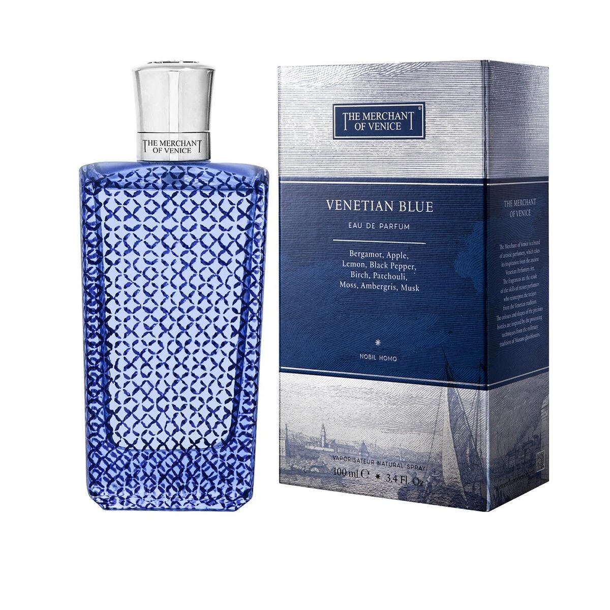 The Merchant of Venice Venetian Mėlyna Blu EDP parfumuotas vanduo vyrams, 100 ml