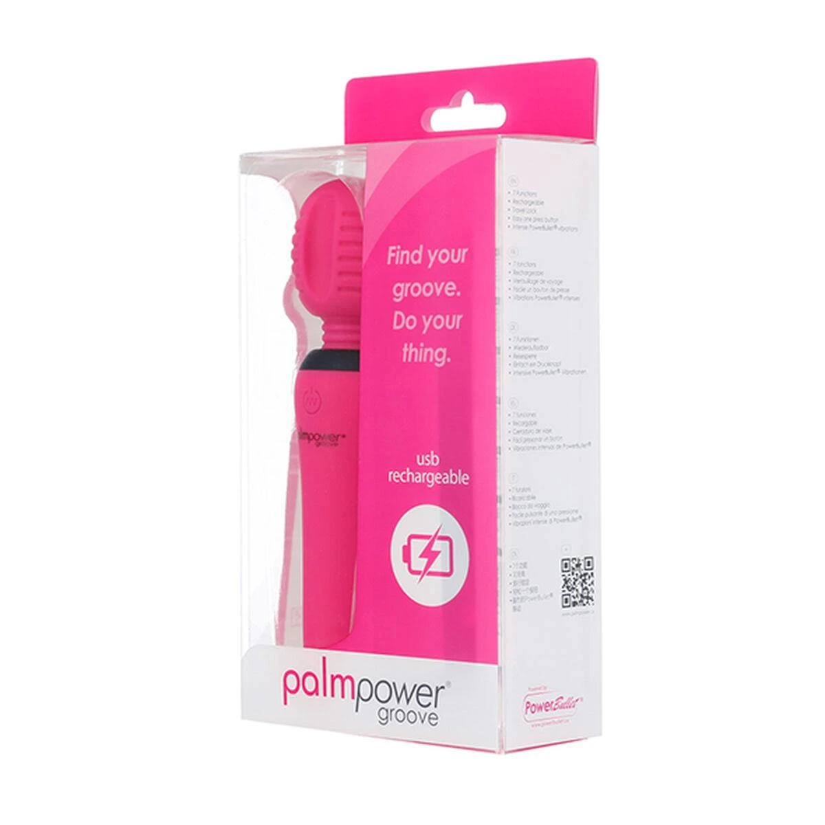 Power Bullet „PalmPower Groove Mini“ lazdelės formos šveitiklis