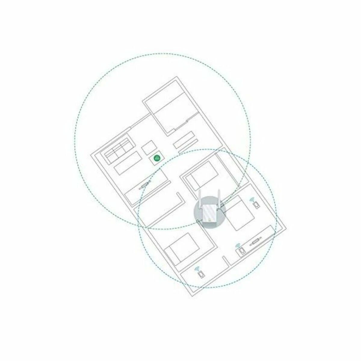 TP-LINK TL-WA855RE WLAN prieigos taškas