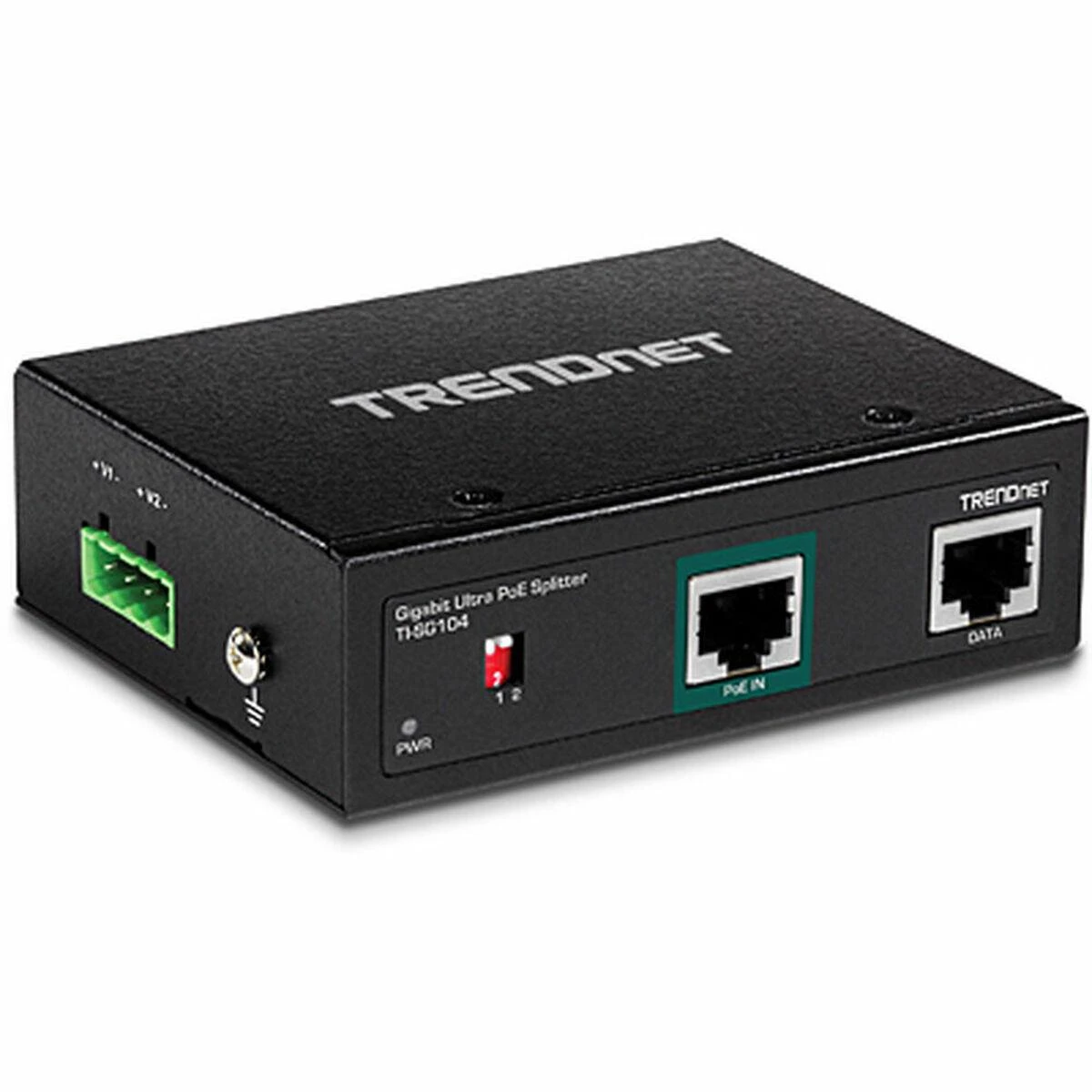 Šakotuvas Carruzzo Trendnet TI-SG104 tinklo dalytuvas Maitinimas per Eternetą (PoE) Juoda
