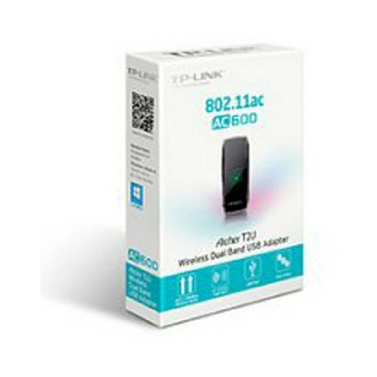 TP-LINK AC600 dviejų dažnių belaidis USB adapteris MTK 1T1R 433 Mbps esant 5 GHz dažniui + 150 Mbps esant 2,4 GHz dažniui 802.11ac/a/b/g/n USB 2.0