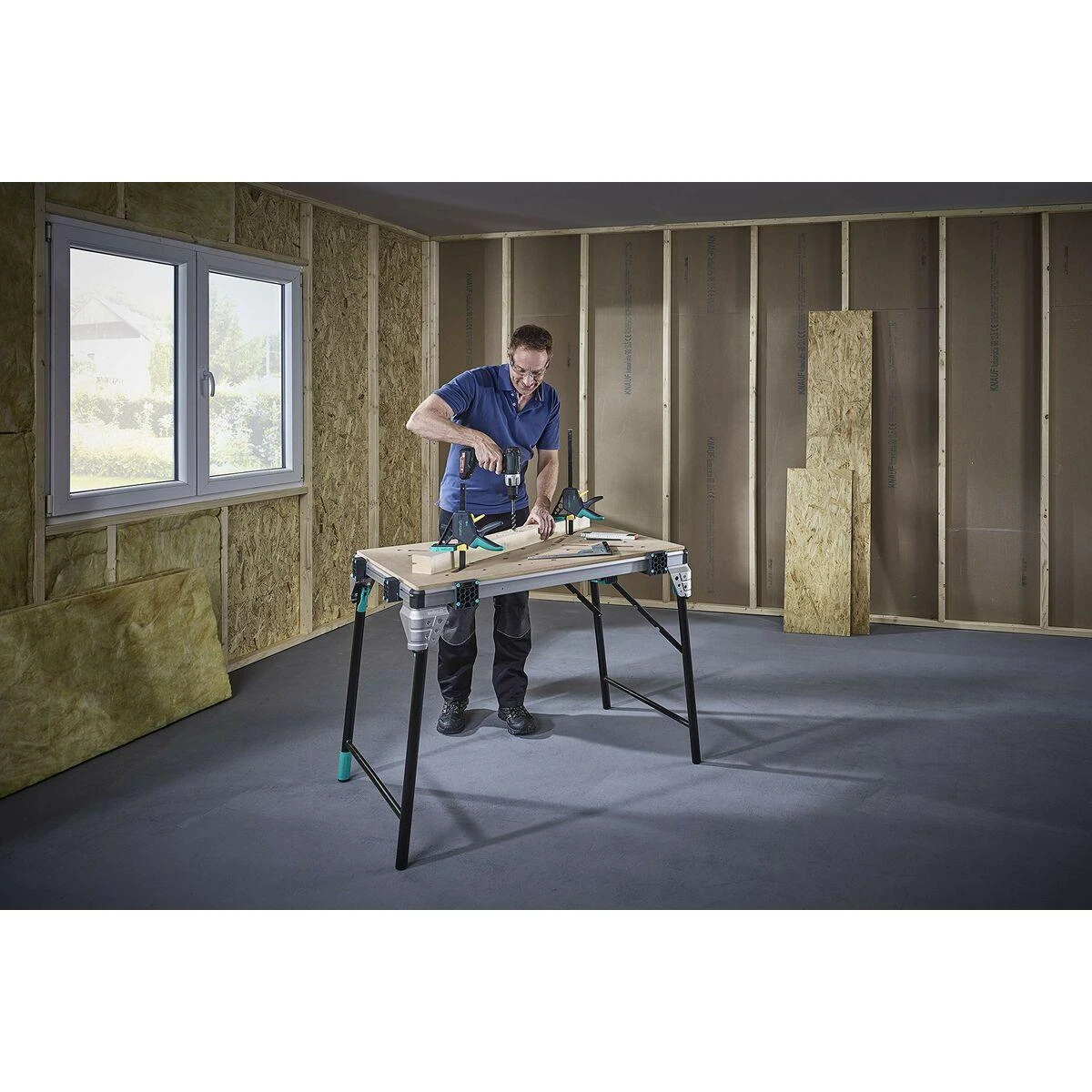 Darbo stalas Wolfcraft Master Cut 2600 118,5 x 76,5 x 86,3 cm (Pažeista pakuotė)
