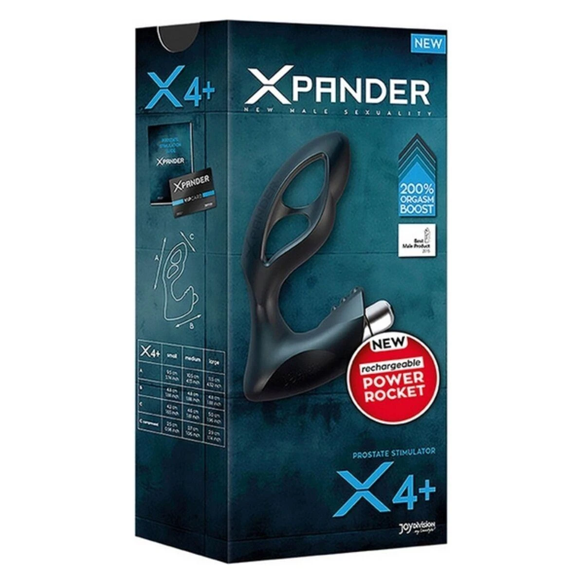Joydivision Xpander X4+ prostatos stimuliatoriaus pakuotė
