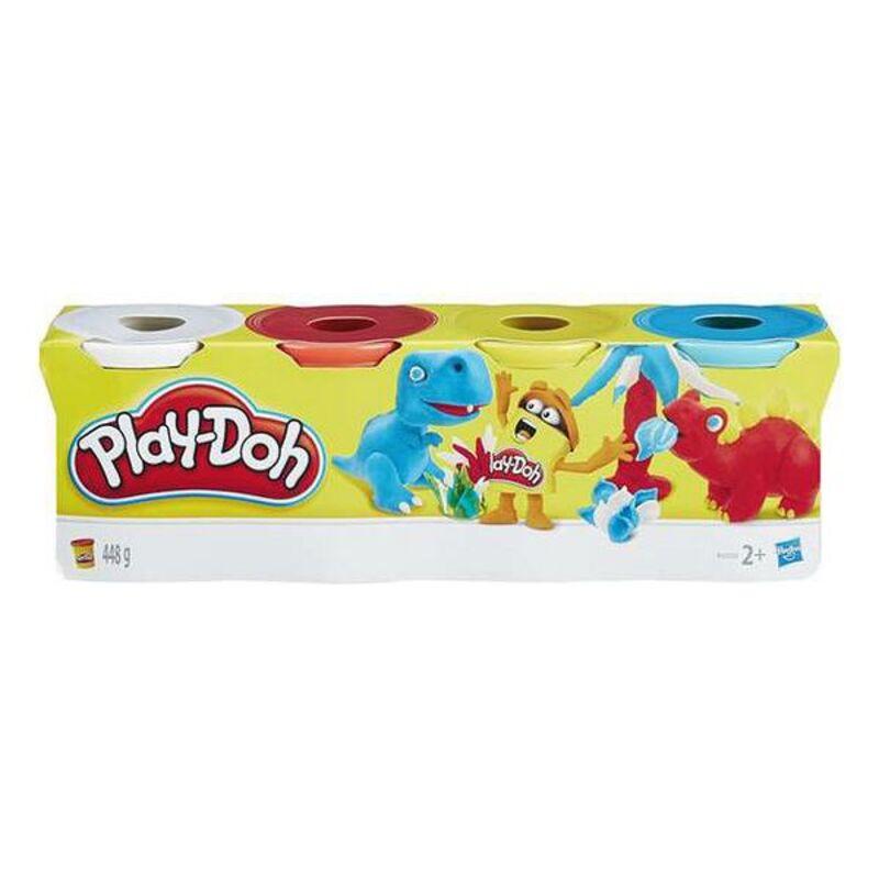 „Play-doh“ vamzdis 4 pakuotės laukinės spalvos