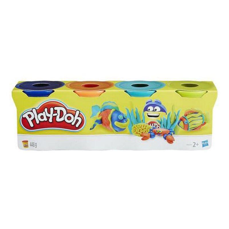 „Play-doh“ vamzdis 4 pakuotės laukinės spalvos