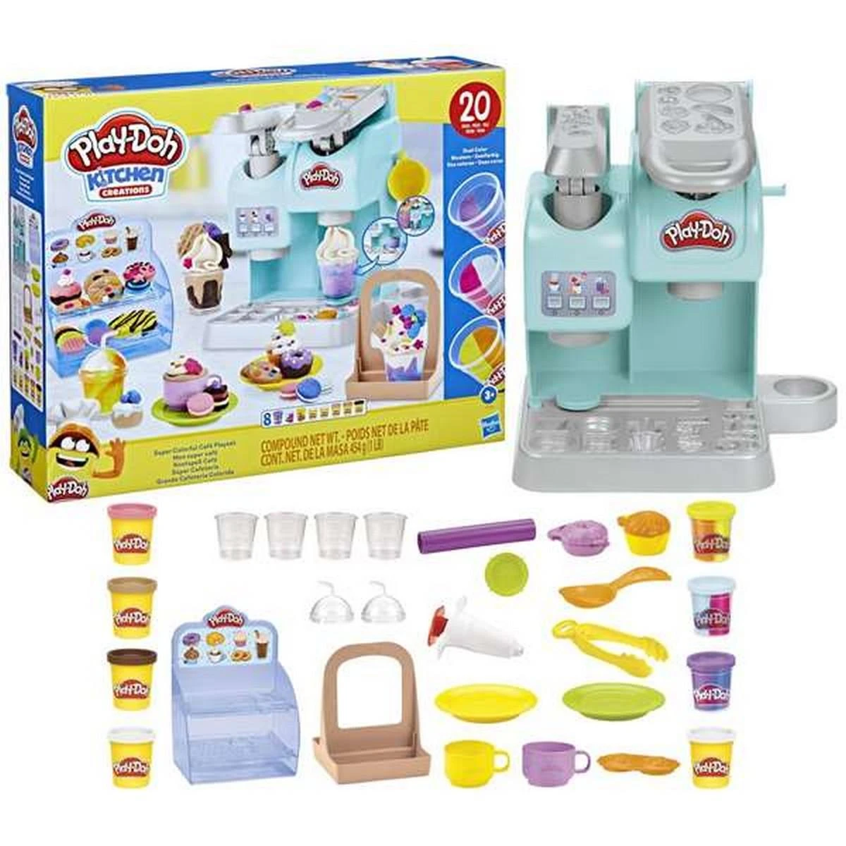 PLAY-DOH Rinkinys „Spalvinga kavinė“