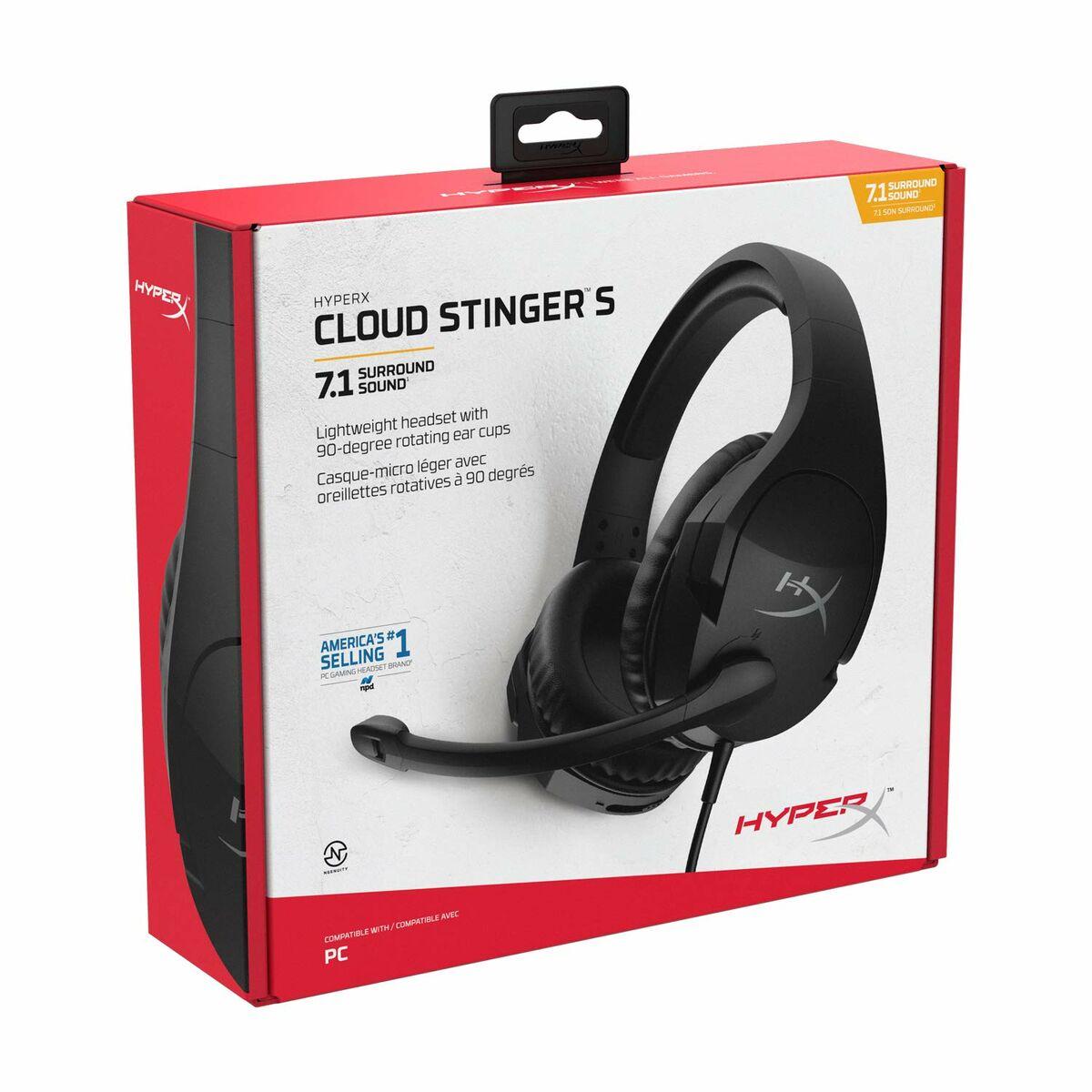 Žaidimų ausinės HyperX Cloud Stinger S (Juodos)