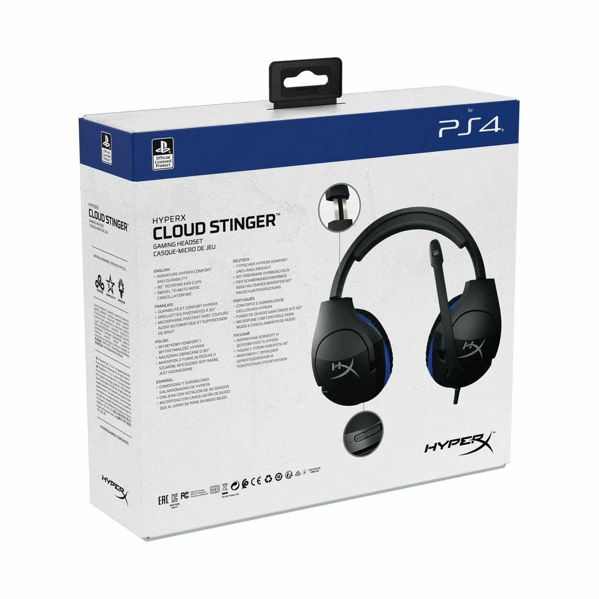 Ausinės HyperX Cloud Stinger Core (HX-HSCSS-BK/EM)