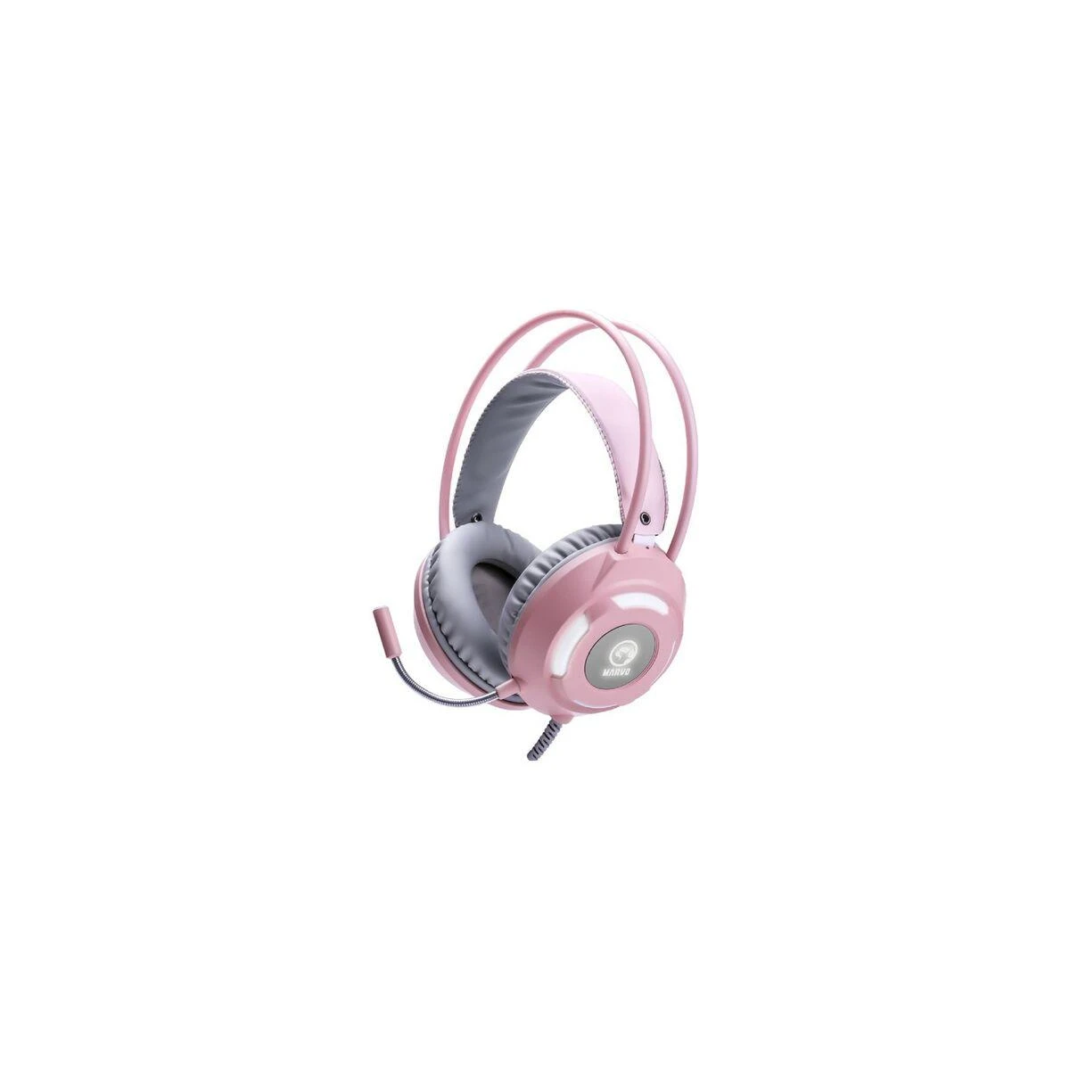 Marvo HG8936 rožinės žaidimų ausinės su mikrofonu