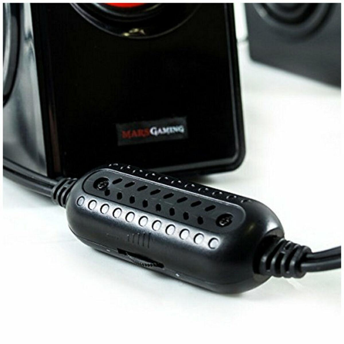 Kompiuterio kolonėlės Mars Gaming MS1 Stereo Multimedia Desktop Speakers / 2x 5W / 3.5mm Audio / USB Power