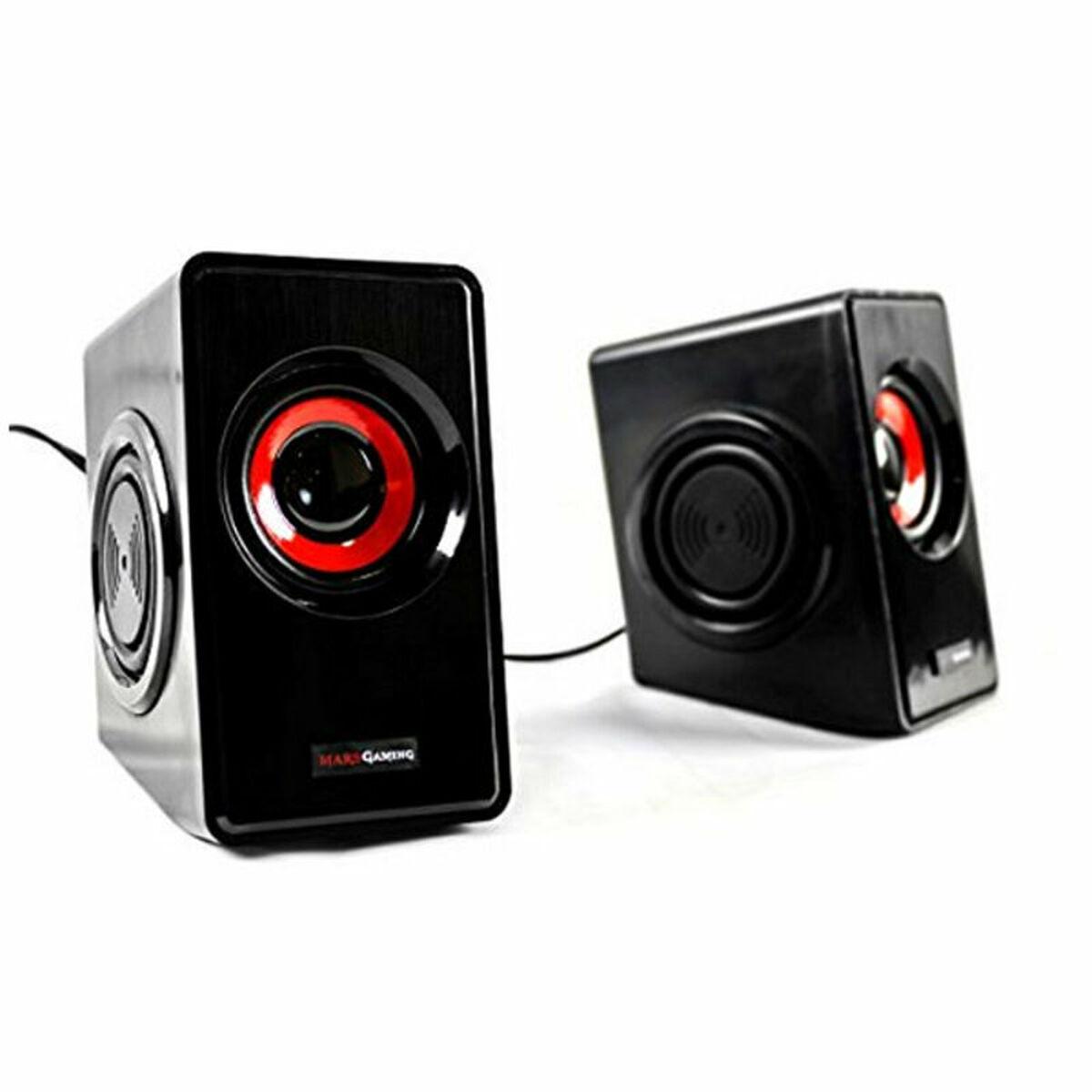 Kompiuterio kolonėlės Mars Gaming MS1 Stereo Multimedia Desktop Speakers / 2x 5W / 3.5mm Audio / USB Power