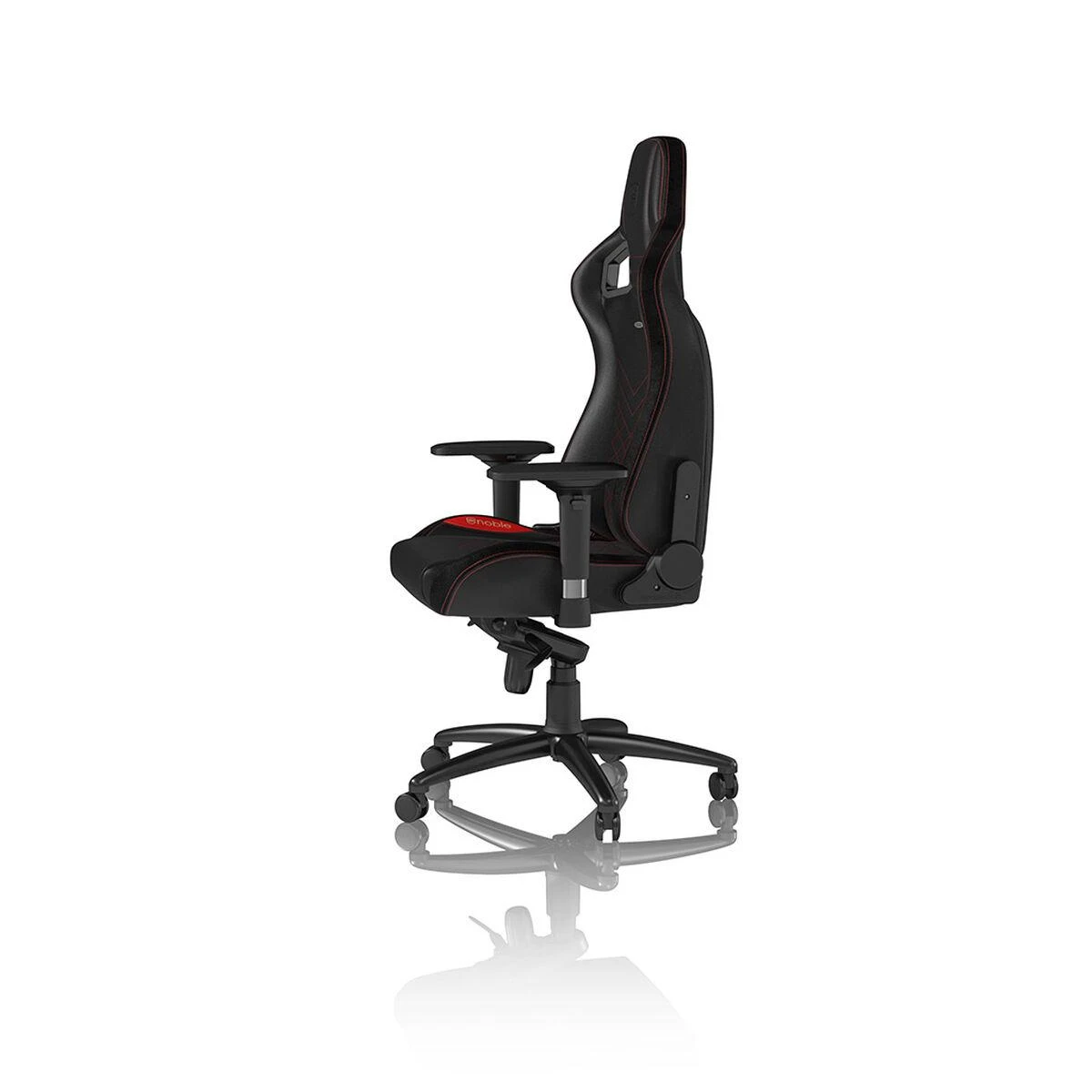 Žaidimų kėdė Noblechairs EPIC PU-Leather Gaming Chair, Juoda-raudona