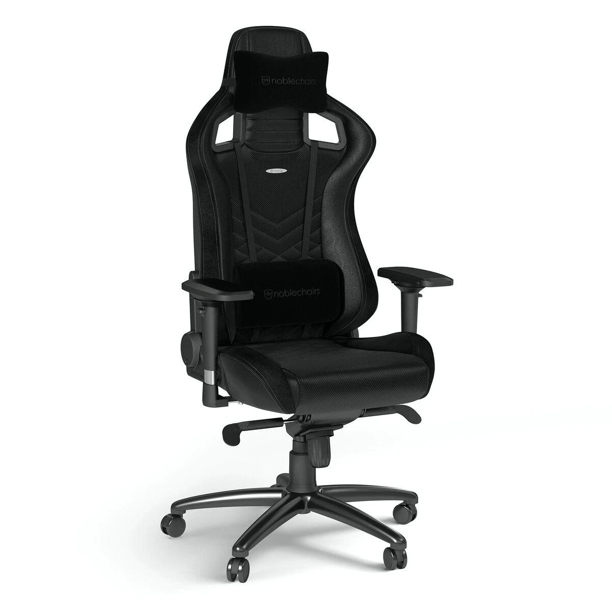 Žaidimų kėdė Noblechairs EPIC PU-Leather Gaming Chair, Juoda-mėlyna