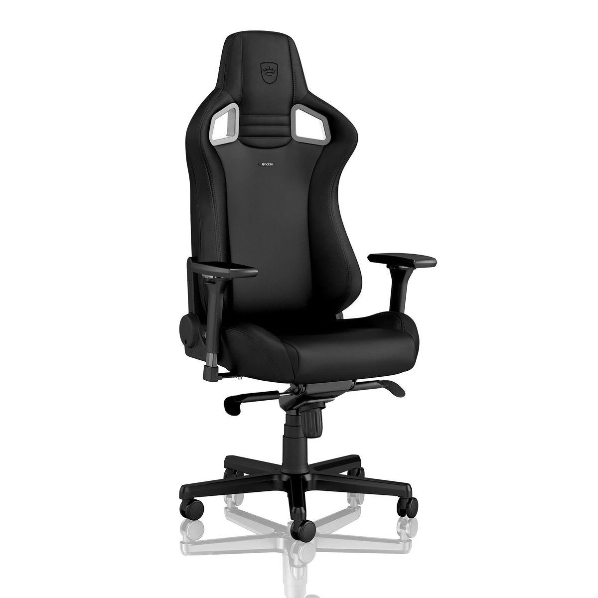 Žaidimų kėdė Noblechairs EPIC Juodas Edition Vinyl/PU hybrid leather Gaming Chair, Juoda
