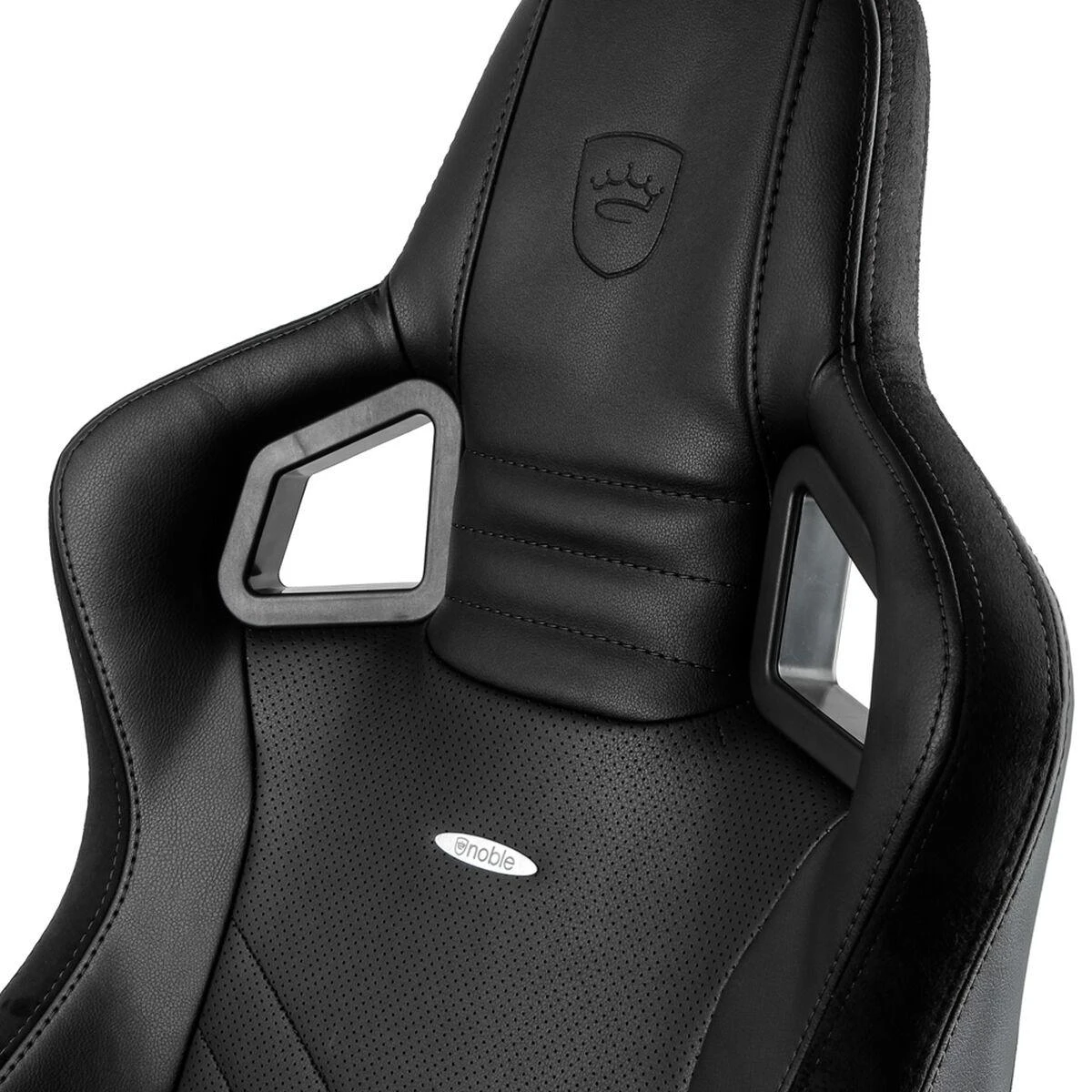 Žaidimų kėdė Noblechairs EPIC PU-Leather Gaming Chair, Juoda-mėlyna