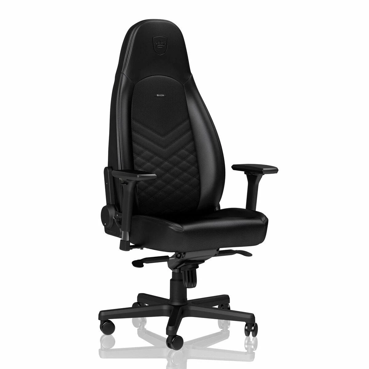 noblechairs ICON - Juodas - PU Leather (Juoda PU Oda) Kėdė