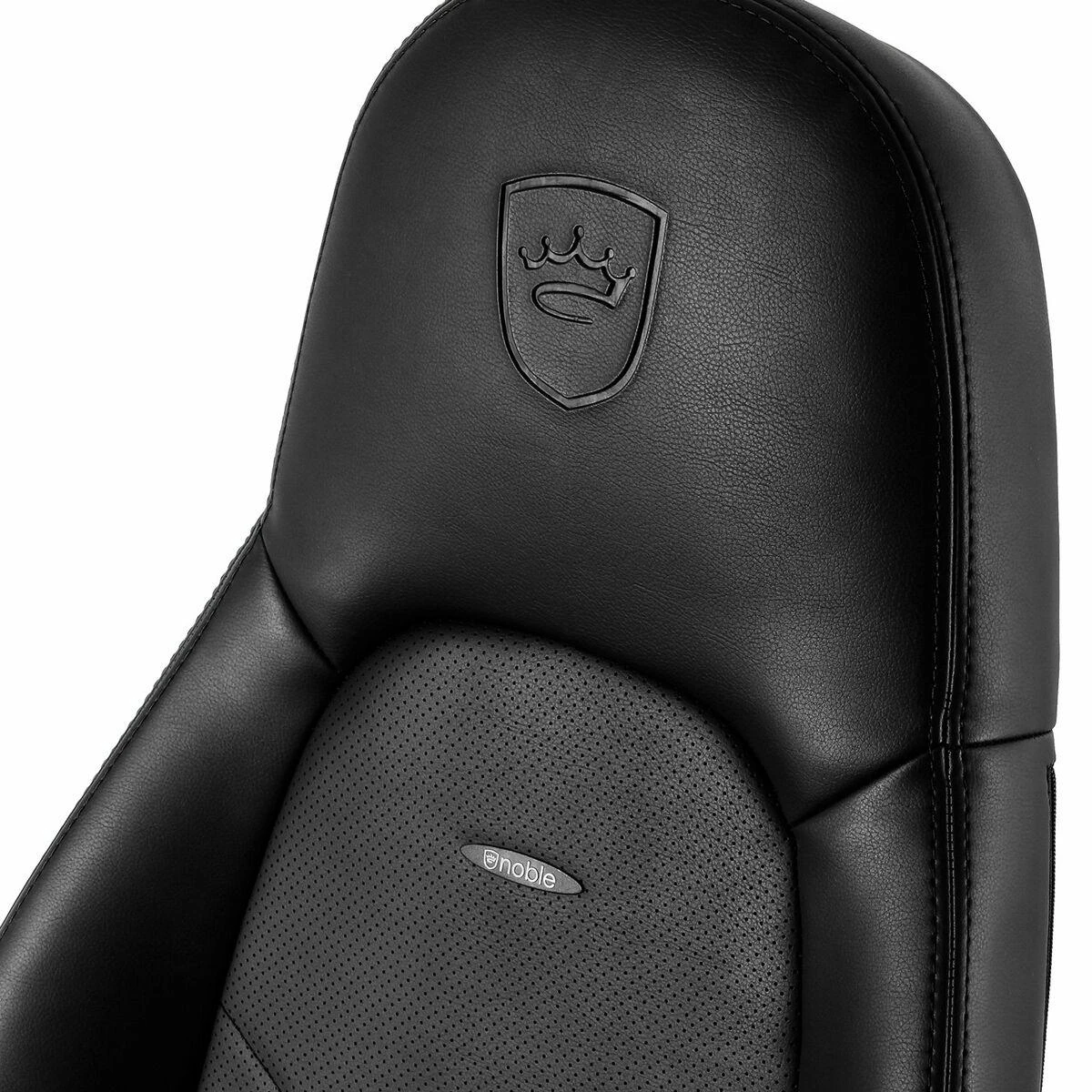 noblechairs ICON - Juodas - PU Leather (Juoda PU Oda) Kėdė