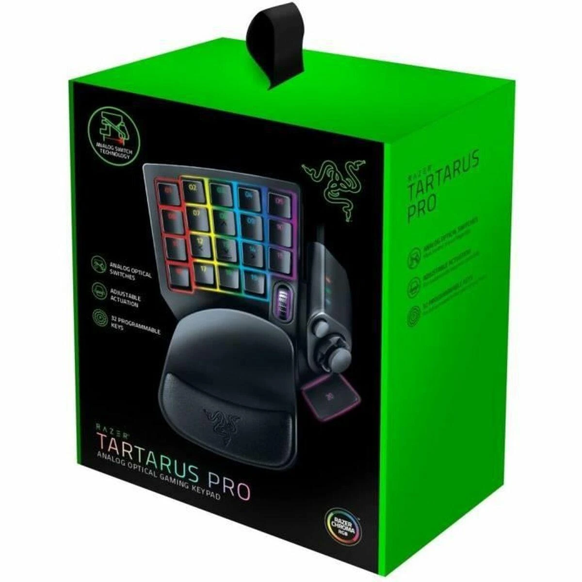 Žaidimų klaviatūra Razer Tartarus Pro, Juoda