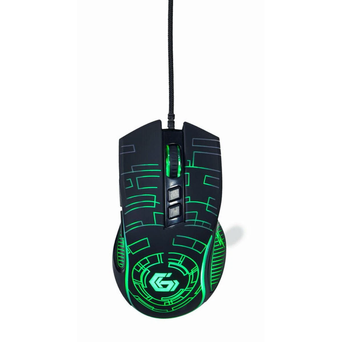 Gembird USB LED Pelė žaidimams MUS-6B-GRAFIX-01 Juodas